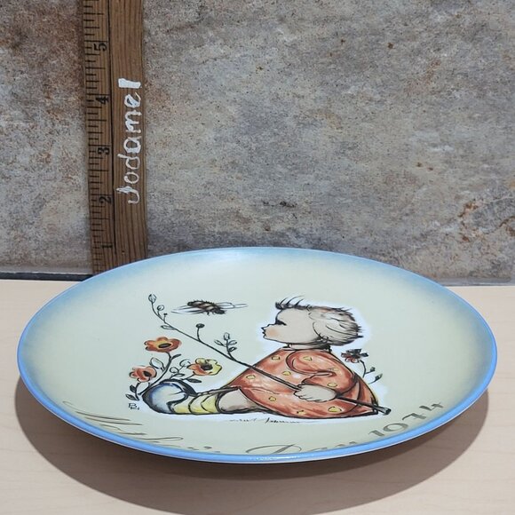 Schmid Hummel Mother's Day 1974 The Bumblebee Decorative Wall Hanging Plate - Picture 9 of 11